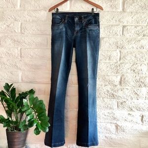 Buffalo Ferria David Bitton Dark Wash Flare Jeans